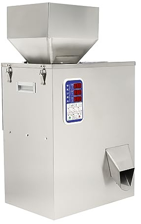 Powder Filling Machine, 1-500g Multifunction Automatic Filling and Packing Machine, 110V Powder Filler Particle Dispenser for Tea Seeds Grains Powder Flour Beans Glitter