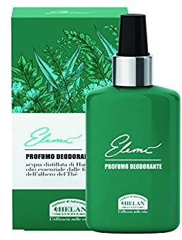 Helan, Elemì, Deodorant för män, naturlig och skonsam utan aluminiumsalter, fräsch och andningsbar - sammandragande och renande deodorant doft med eteriska oljor, långvarig verkan, 125 ml