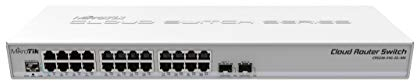 Mikrotik CRS326-24G-2S+RM switch di rete L2 Gigabit Ethernet (10/100/1000) Grigio Supporto Power over Ethernet (PoE)
