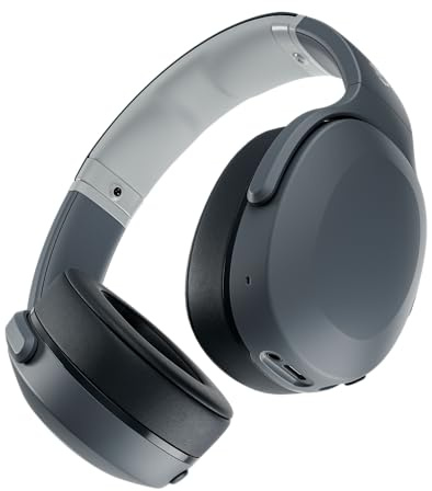 Skullcandy Crusher Evo Wireless Multi-Sensory Bass Headphones - Chill Grey