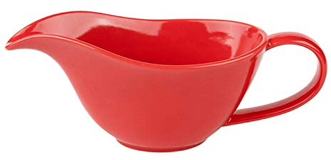 YIXIN2013SHOP Salsiera Squisita Barca sugo in Ceramica, Stile Rosso e Nero Due Stili tra Cui Scegliere, la Barca Salsa è Resistente e Facile da Pulire Salsiera in Porcellana (Color : Red)