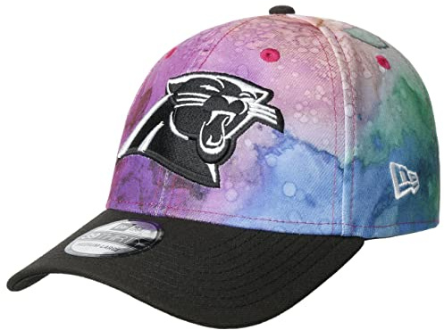 New Era 39Thirty NFL CC Panthers Cap Basecap Baseballcap Fullcap Curved Brim Carolina Damen/Herren - Hinten geschlossen, mit Schirm Winter Herbst-Winter - M/L (57-59 cm) bunt