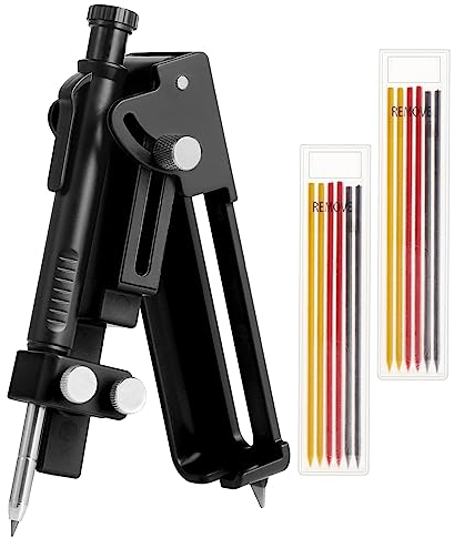 eROOSY Multifunktions Anreißwerkzeug, Konstruktionsbleistift, Anreißer-Linienmarker, Holzbearbeitung Anreißwerkzeug mit Tieflochstift, Markierungswerkzeug, DIY Holzbearbeitung Anreißer