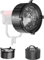 GVM F60 Fresnel Lens for LED Video Light with Bowens Mount, Compatible with Pro Series 400B, 500B, 650B LED Continuous Light for Photography, Brightness of the Bowens Fresnel Lens Improved by
