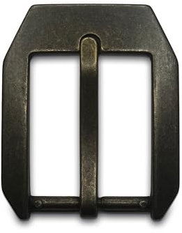 almela Gürtelschnalle mit 40 mm breiter altgoldener Schnalle – 4 cm | Gürtel mit Schnalle | Buckle belt