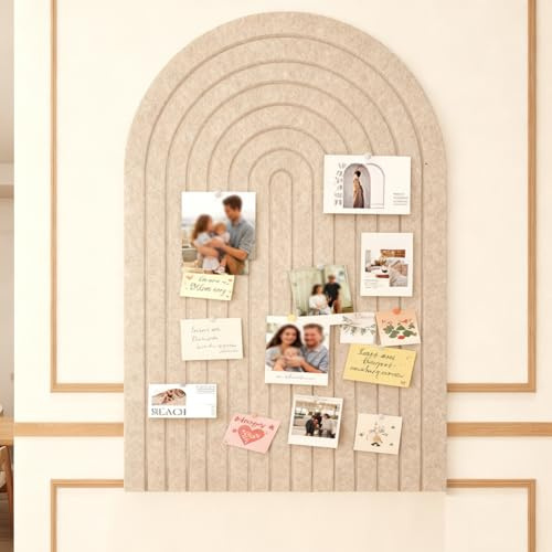 Vikbar fototavla självhäftande 40 x 60 cm, 0,9 cm tjocka, runda kanter | Barnrum dekorativ anslagstavla, anslagstavla filtvägg, Memo Boards bulletin board väggdekoration för skola, hem, kontor