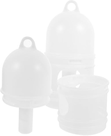 MERRYHAPY 2 Pezzi Mangiatoie E Abbeveratoi Per Piccioni Mangiatoia Per Uccelli Distributore D'Acqua Per Uccelli Bevitore D'Acqua Per Accessori Per Mangiatoia