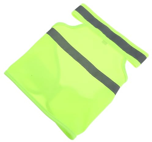 SHINEOFI Giubbotto di Sicurezza Riflettente per Cani, Giallo Fluorescente, Traspirante e Regolabile, Adatto per Passeggiate, Corsa ed Escursionismo, Taglia S