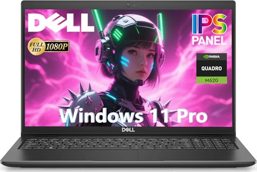 Dell Precision 3520 Ordinateur Portable with Nvidia Quadro M620,15,6 FHD (1920 x 1080), Intel Core i7-6820HQ, 8 Go de RAM, SSD 256Go, Clavier Japonais QWERTY, Windows 11 Pro (reconditionné)