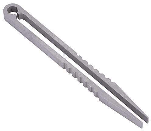 Mini Tweezers, Portable Titanium Alloy EDC Tweezers, Small Tweezers for Outdoor, Camping, Survival, Travel, Camping Outdoor Gadget, Travel Mini Tool
