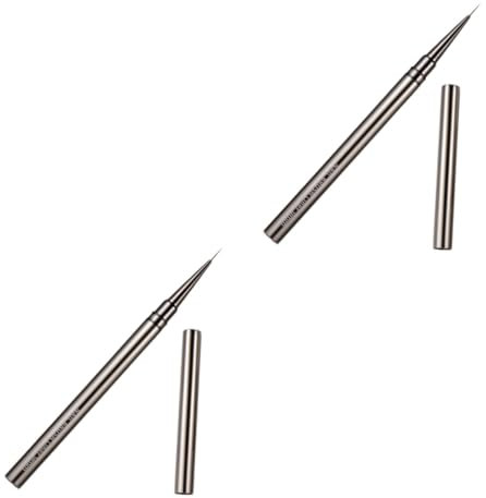 POPETPOP 2pièces Pinceau De Nail Art Liner Professionnel Outil De Manucure Pour Avec Poignée Métallique Pour Salon à Et Apprentissage De Nail Art