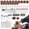 VGECEE 141 Pcs Outil Rotatif Multifonction, Accessoire pour Mini Meuleuse/Perceuse, Outil Rotatif Multi Usage avec Boîte, Inclut Fraise, Disque, Meule, Brosse, pour Découpe Polissage Gravure Nettoyage