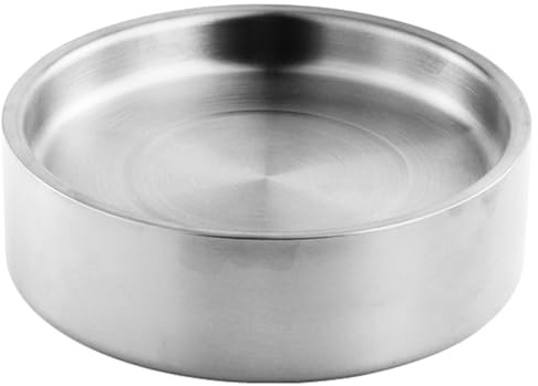 Ciotola Refrigerata - Vassoio Per Feste, Contenitore Ghiacciato | Utilizza Ampiamente Il Porta Insalata Fredda In Acciaio Con Scompartimento Di Ghiaccio Per Eventi Di Catering, Brunch Da Giardino, Pas