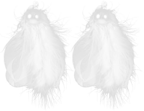 SWETRACE Pinces à Cheveux Plume Blanches Décorations Perles pour Mariage et Bal, Confortables et Élégantes en Alliage Artisanat Détaillé