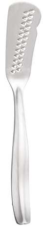 HIC Kitchen Better Butter Spreader, Stainless Steel, Curls Cold Hard Butter For Easy Spreading