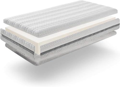 CABBEL Sweet Sleeps Babymatratze | Kindermatratze | 60x120 cm, Schadstoffgeprüft, Bezug waschbar, Sommer & Winterseite, Air Fresh 3D - Atmungsaktiv, Oeko TEX Zertifiziert