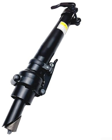 Manubrio regolabile per bicicletta, 25,4 mm, design a sgancio rapido, in lega di alluminio, per bici pieghevoli, componente di ricambio per mountain bike, con connettore filettato nero (senza tubo)