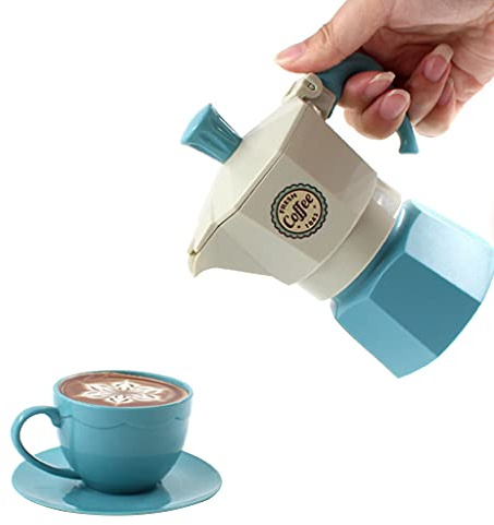 WLNEXT, accessori per cucina in miniatura, realistico giocattolo caffettiera interattivo per finta gioco di ruolo per bambini