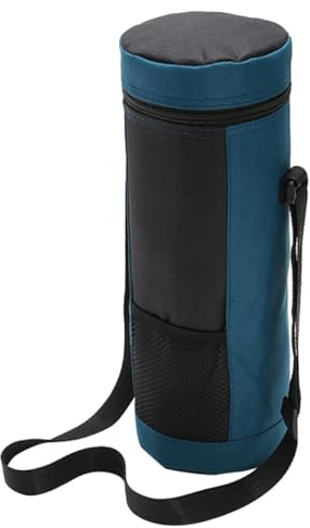 HOODANCOS Bolsa Térmica para Vino Portátil Azul Oscuro, Capacidad 2l, Material Resistente Al Calor, Bolsa Aislante De Mano para Picnic y Camping, Enfriadora Portátil para Botellas De Vino