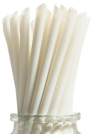 Extra Bredd Bambu Engångssugrör 10 mm, 180 st Bubble Tea Bambu Fiber Straws för Boba, Fruktpärlor, Smoothies, Milshakes, Jumbo, Tapioka