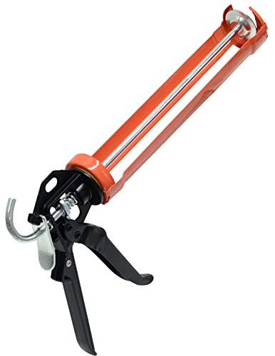 Dapetz ® Mastic de mastic en silicone résistant jusqu'à 400 ml. Convient pour une utilisation avec la plupart des cartouches standard. Livré avec une poignée et un extracteur de blocage