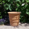 Palatina Werkstatt Terracotta Blumentopf Acanthus 40cm - 100% Handgefertigter Terracotta Pflanzkübel für den Garten & Innenbereich – Robust & Stilvoll zu jeder Jahreszeit