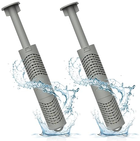 ROYOR Lot de 2 Cartouches d'ions argentées pour Jacuzzi - Bâtons minéraux pour Jacuzzi - Cartouche d'ions Argent pour Spa et Jacuzzi