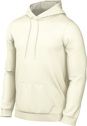 Nike Homme M NSW Club Hoodie Po BB Long Sleeve Top, Sail/Sail/White, XS EU