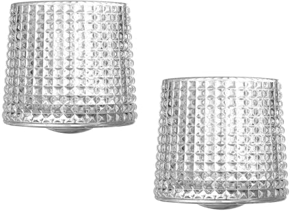 Xfeyaqlo Bicchieri Whisky Set di 2 Bicchieri Rum Il Piano del Tavolo Può Ruotare di 360 Gradi, Relax e Decompressione per Uomo, 160ml (A Scacchi)