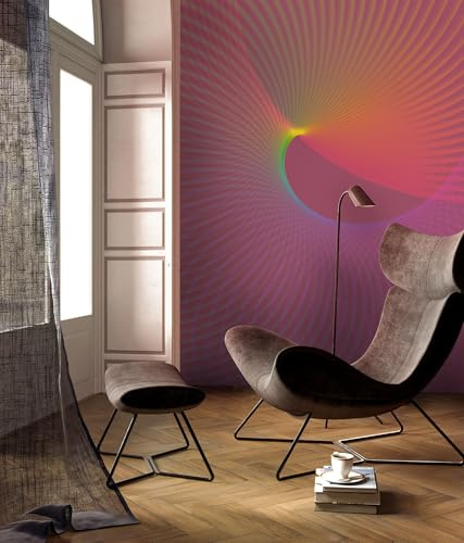 Komar Fleece fototapet – frekvens – storlek 200 x 250 cm – tapet, väggdekoration, vardagsrum, sovrum, kontor