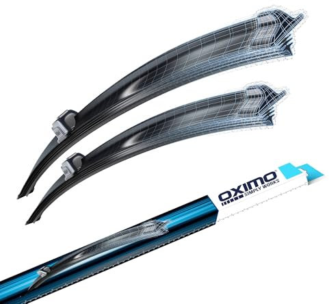 MOTOS Juego de limpiaparabrisas para Volkswagen Touran 1T1 02.2003-10.2006 - Diseño vanguardista, Limpiaparabrisas delantero, Extremadamente silencioso, Duradero y resistente a la intemperie, Fácil in