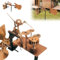 Handgefertigte Metall-Schlagzeuger-WindmüHle, Schlagzeuger WindmüHle, WindmüHle Metall Garten, Handmade Metal Drummer Windmill, Windspiel FüR Hof, Rasen, Garten, Terrasse, Dekoration