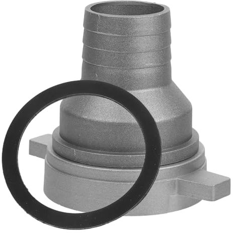 HAPINARY 1 Juego Bomba De Agua del Motor De Gasolina Ajuste De Camlocks De Hilo Racor De Vástago De Manguera Camlocks Accesorios De Bomba De Agua Conector De La Bomba Aluminio Gris