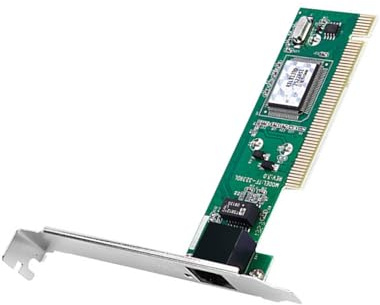 RTL8139 Tarjeta Ethernet PCI de 100 Mbps de transferencia rápida de datos para oficina en casa, juegos, computadoras de escritorio, tarjeta de interfaz de red PCI
