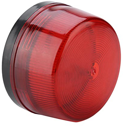 Jwthee Luz estroboscópica roja, luces intermitentes de advertencia de emergencia LED para vehículos, camiones, automóvil, red de reducción roja Alarma de alarma Alarma de seguridad LED