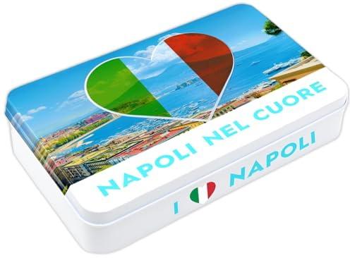 Playtime Latta Napoli nel Cuore, I LOVE NAPOLI, con Biscotti al Limone [Limited Edition] 250g