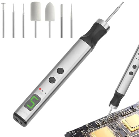 Gravyrpenna – aluminiumlegering, graveringsverktyg, verktygsfritt huvud | smart laddning graveringspenna, mini gör-det-själv gravyr för elektronisk produkt trästen metall glasspikar