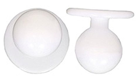 Kochknöpfe Kugelknöpfe Kochjacke Berufsbekleidung 12 Stück/Packung (weiß)