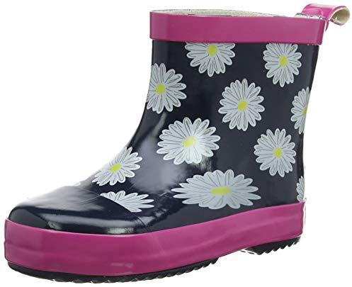 Playshoes Bottes En Caoutchouc Basses Chaussons Mixte Enfant, Marguerites, 26/27 EU