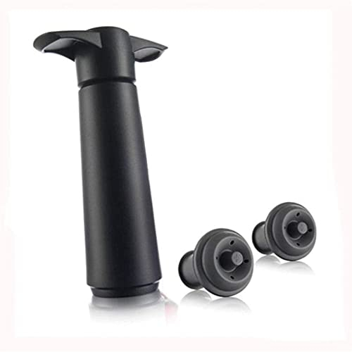 TapóN Botella Tapones De Botella Corchos De Vino Tapones Para VacíO 1 Juego de tapones de botella de vacío de ahorro de vino, 1 bomba + 2 tapas, conservador de sellado, tapas de sombrero de botella