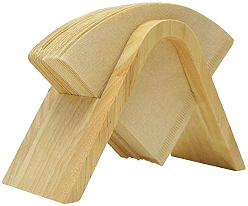 LNJ Kaffeefilterhalter, Kaffee Filtertütenhalter,Holder Dispenser Papier, Kaffeefilter Halterung Für Küche, Cafés, Büro, Café (Holz)