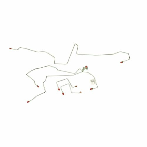 Front Brake Line Kit For 2002-2005 Ford Ranger with AWABS, 4wd; Steel - TKT0242OM-MDMB