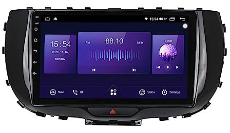 Sistema de Reproductor Multimedia de navegación por satélite para Coche, Pantalla de 9 Pulgadas, Reproductor Multimedia estéreo de vídeo HD, USB Auto GPS Navi Bluetooth conexión WiFi para Kia Sou