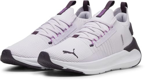 PUMA Damen SOFTRIDE Symmetry FUZION WN's Straßen-Laufschuh, Lilac Frost-Midnight Plum-Pure Magenta, 40 EU