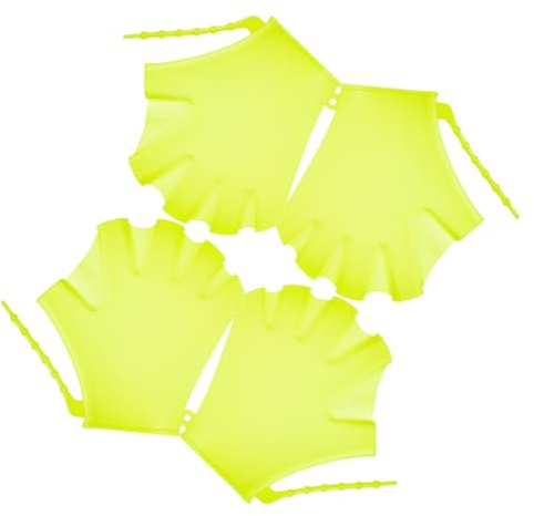 HONMEET 4pcs Swim Gloves Water Resistance Training Mittens for Boy Girl Adults Fit for Enhanced Upper Body Workout for Swimming Practice and Aquatic Training
