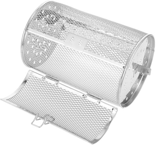 BEBEMOKO Bandeja Para Hornear y Jaula Para Hornear De Acero Inoxidable Cesta Para Parrilla Rodante Para Hornos De Cocina Asar Verduras Parrilla