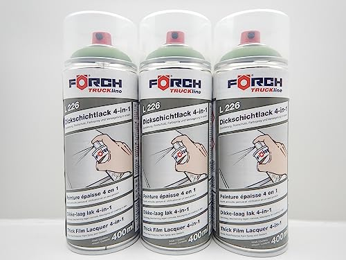 Förch 4 in 1 KRONE GRÜN LANDMASCHINE DICKSCHICHTLACK LACK SPRAY SPRAYDOSE 400ML (1)