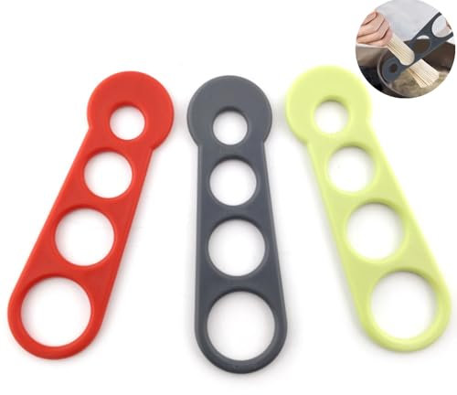 Spaghetti Measurer Tools, 2 Packs Spaghetti Spoon Spaghetti Gauge Measurer Portion Control Tool, Pasta Measure Tool Pasta Measure Ruler for Noodles Rice Noodles Pasta Spaghetti, Random Color