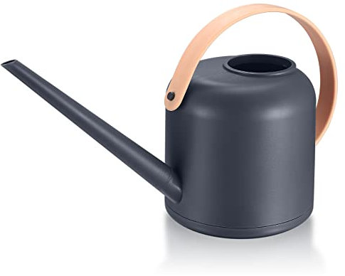 Gießkanne Zimmerpflanzen, 1.7L Klein Giesskanne Zimmerpflanzen, Bonsai Gießkanne mit langem Auslauf, Gieskanne Gray für innen Indoor Outdoor Topfpflanzen Gartengießkanne(Gray)