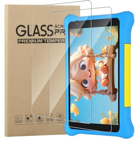 MEMELOKA Vetro Temperato per Hotlight TK707/Yicty YTYTK707 Tablet Bambini 7 Pollici, 2 Pezzi Durezza 9H Antigraffio HD [Anti-Impronta][Senza Bolle] Pellicola Protettiva